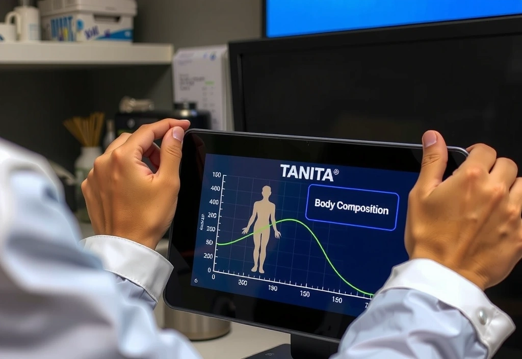 Ustawianie parametrów na analizatorze Tanita